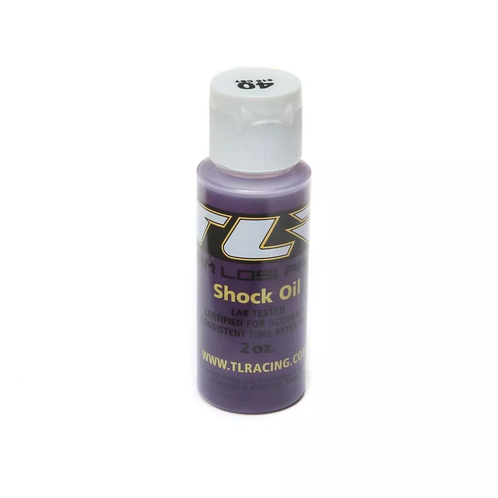 40 Weight Team Losi Silicone Shock Oil, 2 Oz TLR74010