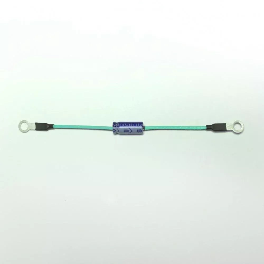 50V 47uF HM Green Pre-Soldered Capacitor