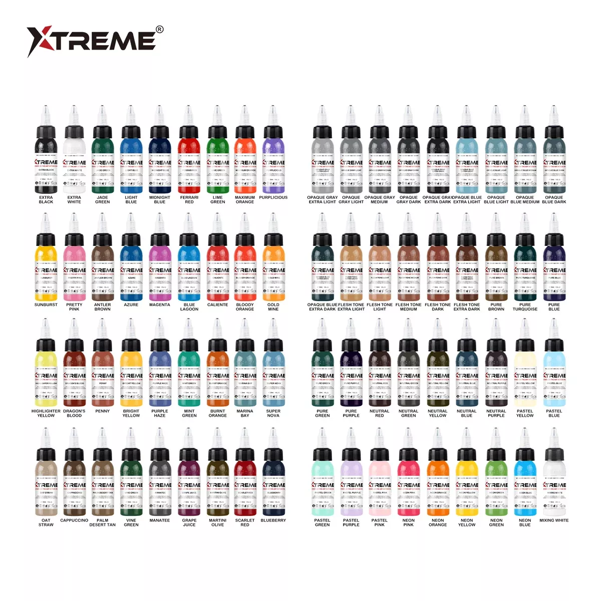 72 Color Studio Set | Xtreme Inks