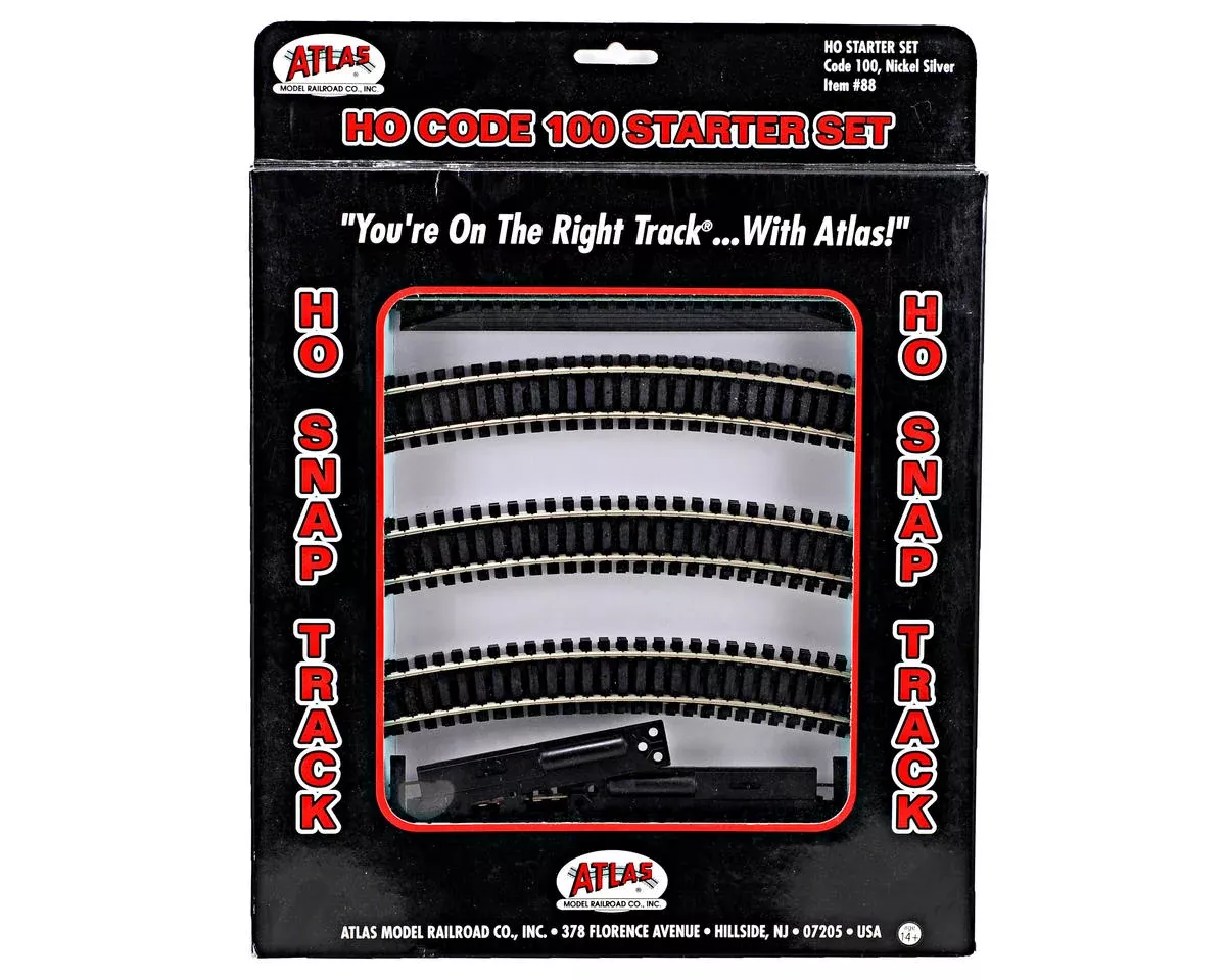 Atlas #88 HO Starter Kit Code 100 Nickel Silver HO SCALE NEW