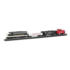 Bachmann 00691 HO NS Thoroughbred Freight Set F7 Train Set