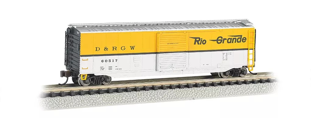 Bachmann 19456 RIO GRANDE 50' Sliding Door Boxcar Mainline N Scale NEW
