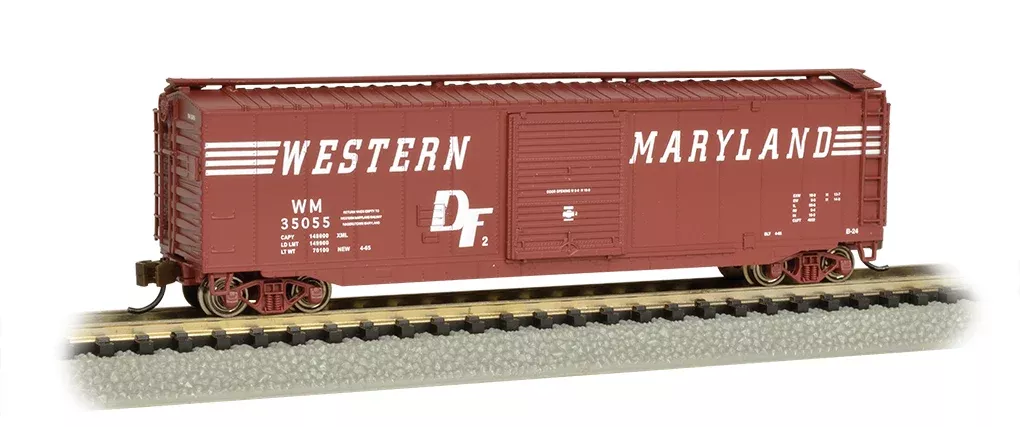 Bachmann 19460 WESTERN MARYLAND 50' Sliding Door Boxcar N Scale NEW