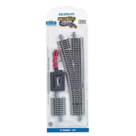 Bachmann 44557 HO EZ Track Nickel Silver #4 Switch LH