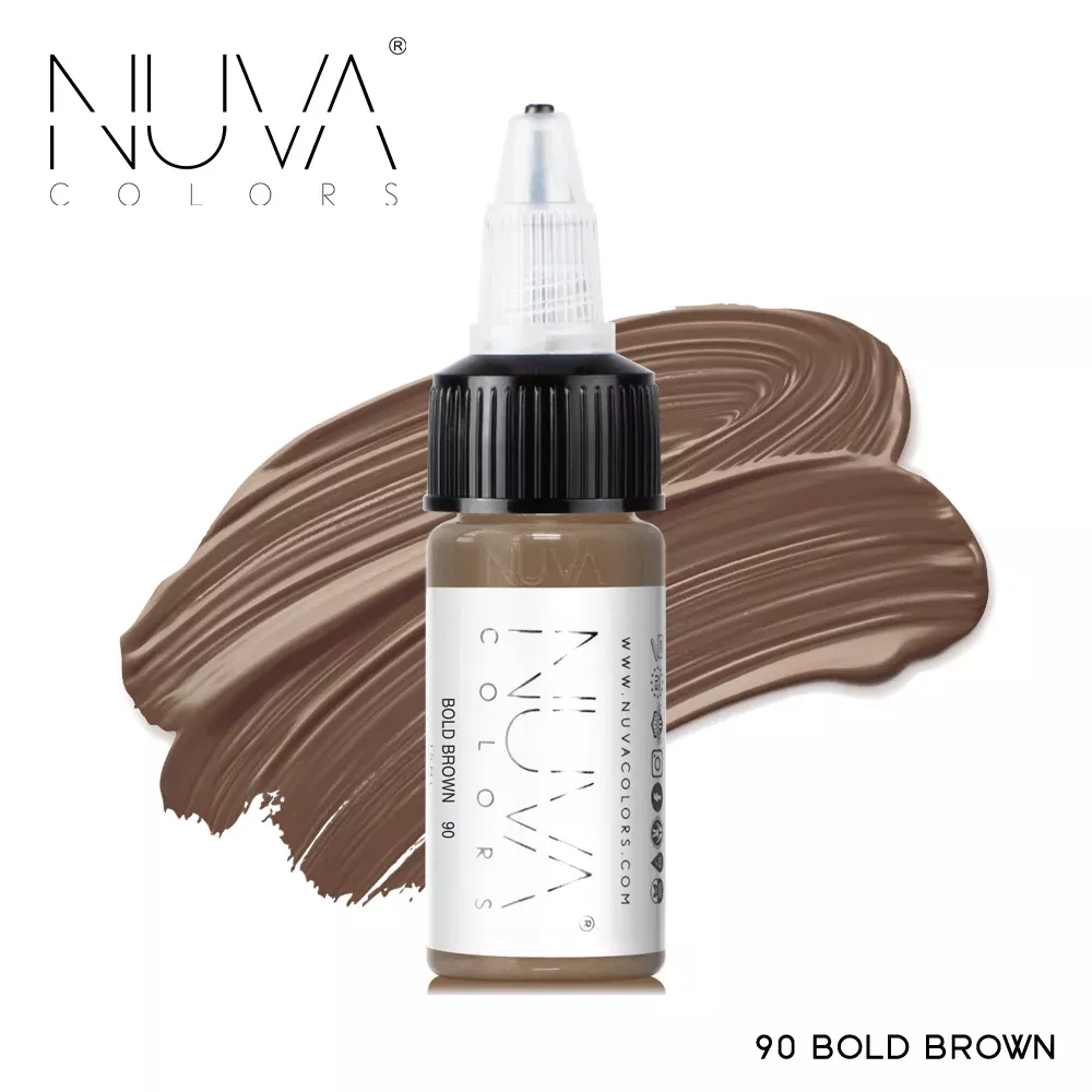 Bold Brown PMU Eyebrow Pigment | Nuva Colors