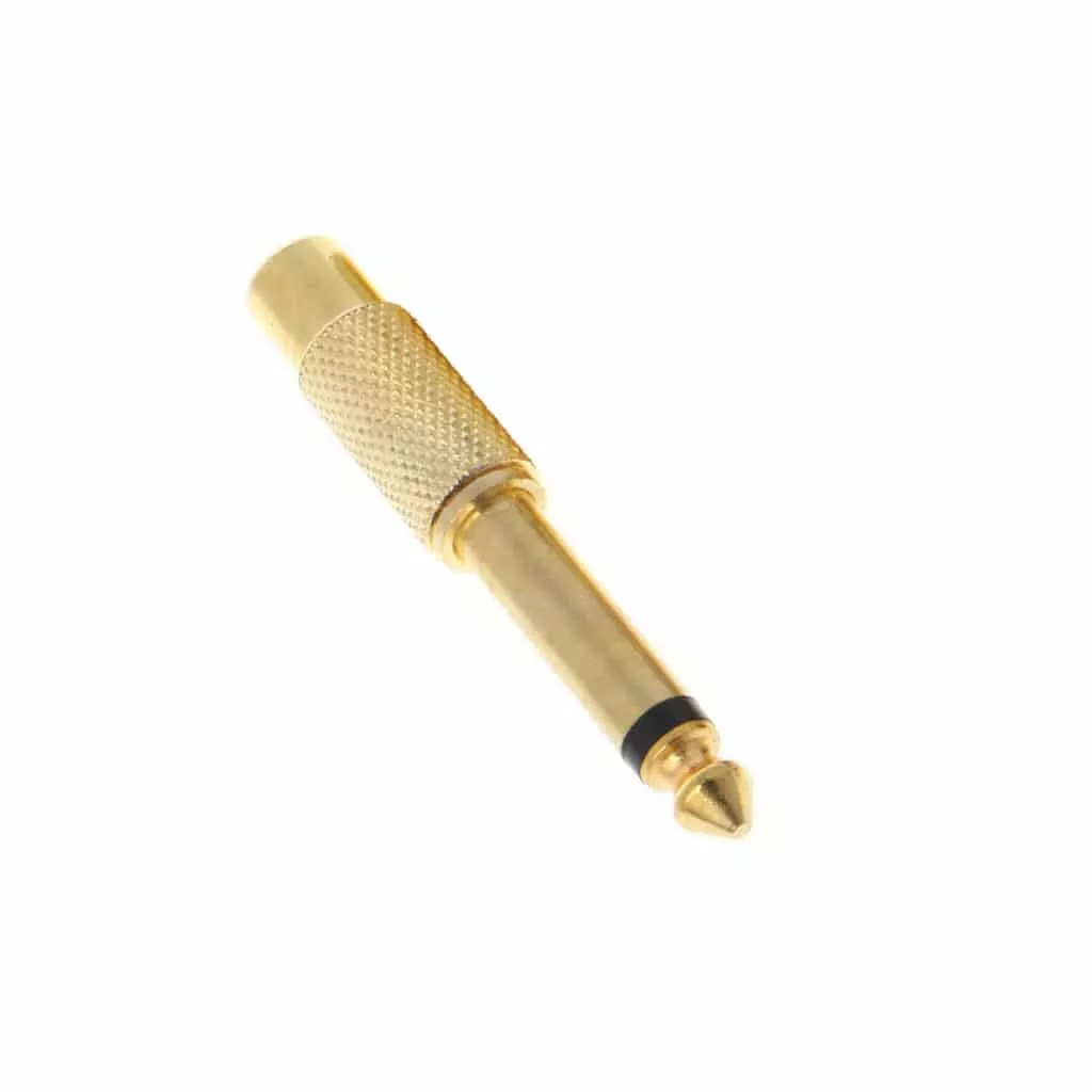 Cheyenne Hawk Pen Tattoo Power Supply 6.35mm Mono 1/4″ RCA Plug Adapter Tattoo