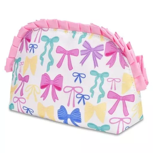 Cosmetic Bag Oval Pretty Bow