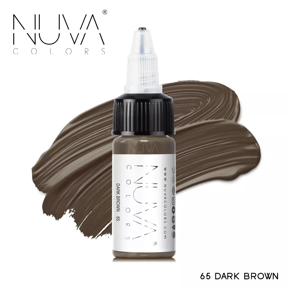 Dark Brown PMU Eyebrow Pigment | Nuva Colors