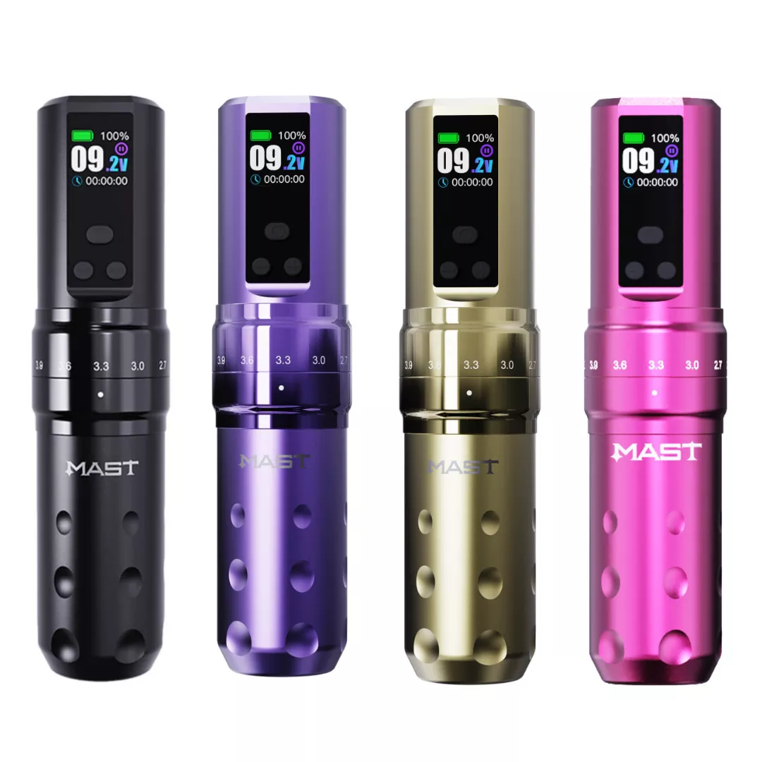 DragonHawk Mast Fold 2 Pro Wireless Tattoo Machine 2.4-4.2MM Adjustable Stroke
