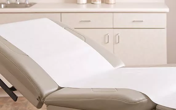Exam Table Paper 21" x 225' - Smooth White