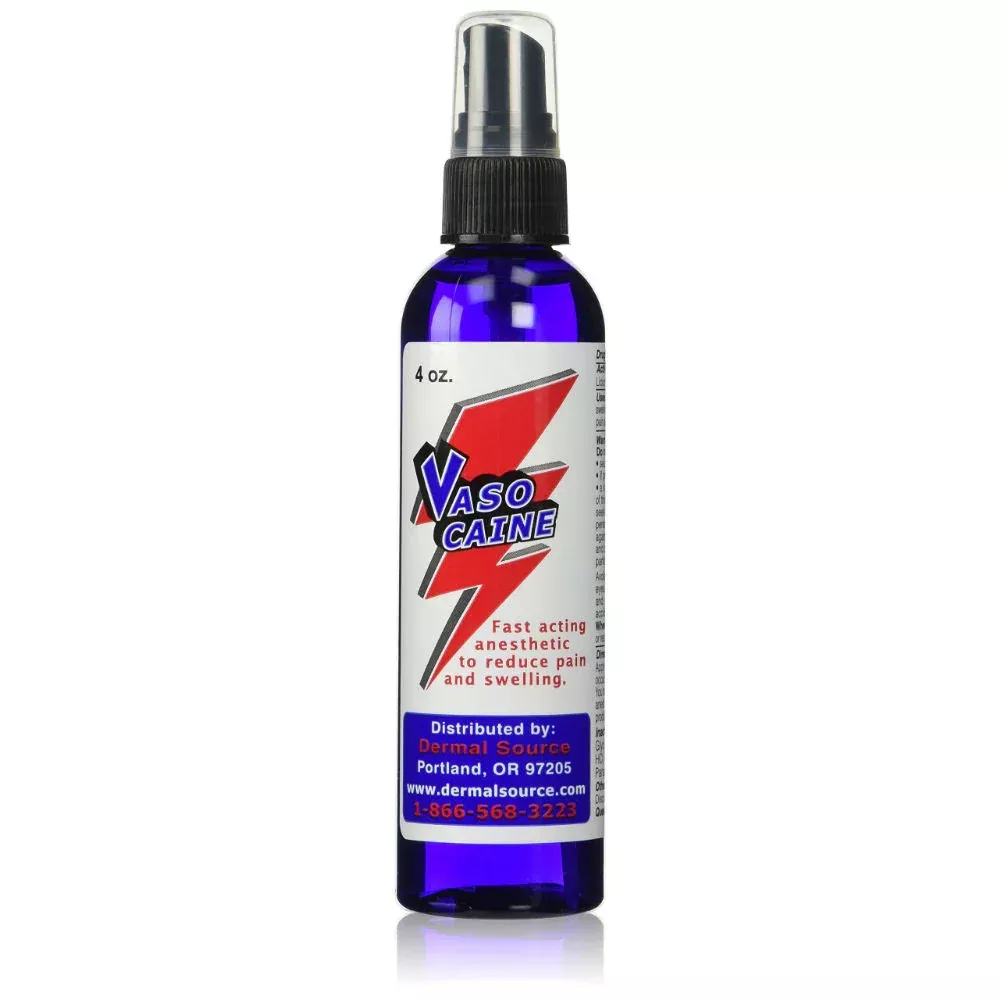 Five-Star Vasocaine Topical Anesthetic Spray 4oz Bottle
