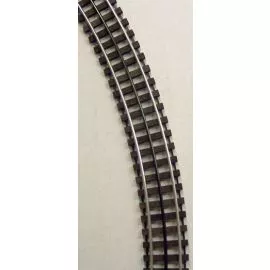 Gargraves WT-72-101 O72 Curve w/Wood Ties Tinplated outside rails