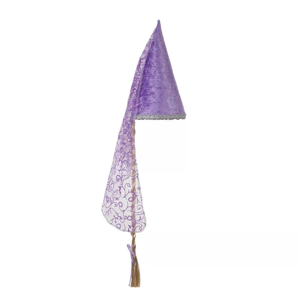 Great Pretenders Tower Princess Hat with Braid