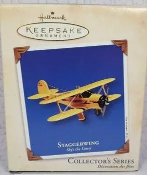 HallmarkOrnament 2002 Staggerwing, Sky's the Limit #6Rare Limited