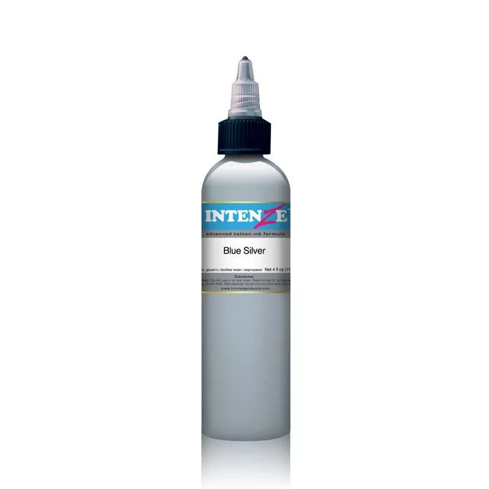Intenze Ink - Blue Silver Tattoo Ink - 4oz