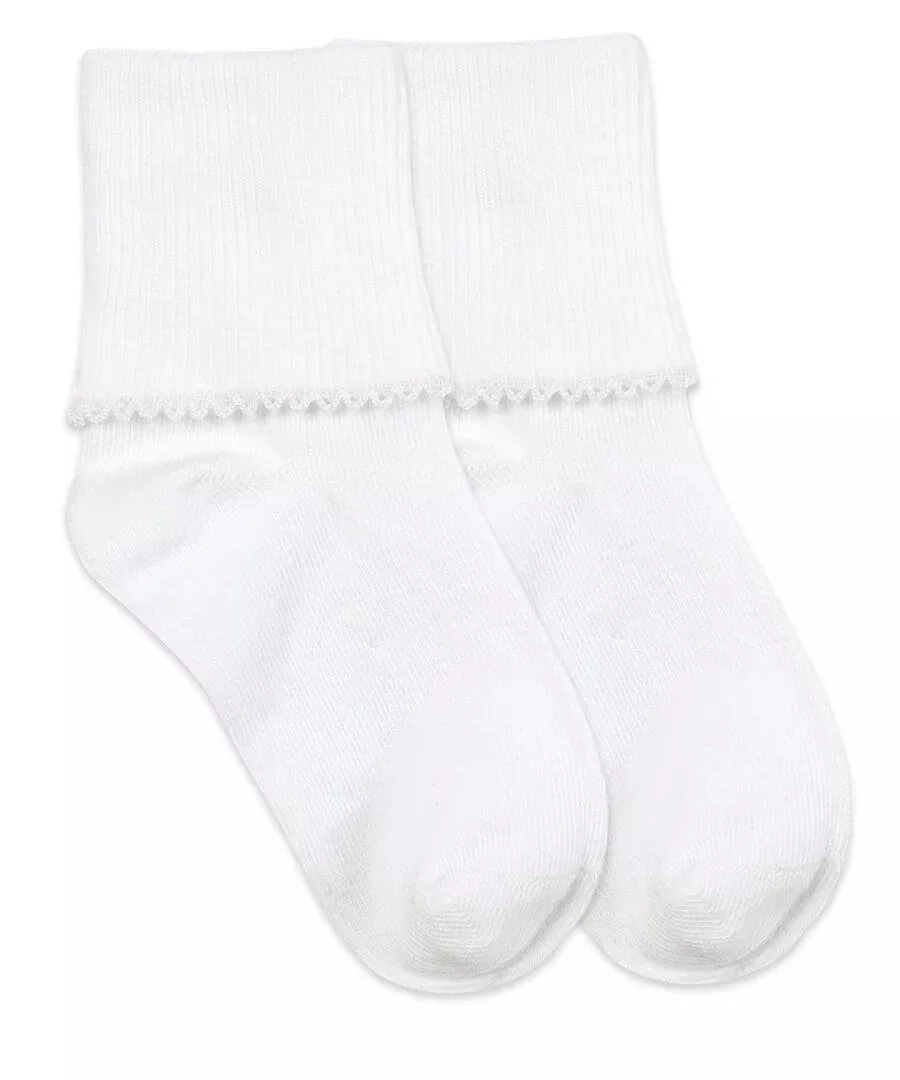 Jefferies Socks Smooth Toe Tatted Edge Turn Cuff Socks - 1 Pair
