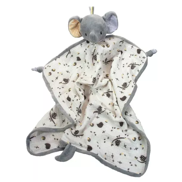 Joey Gray Elephant Blanki Lovey