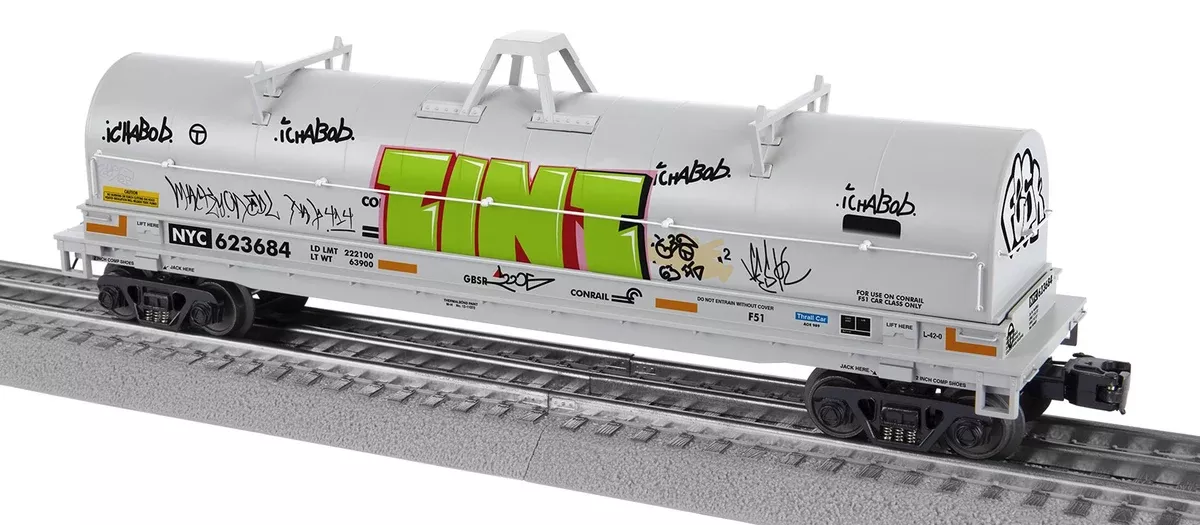 Lionel 2226530 Conrail (NYC) Coil Car #623684 w/Graffiti O SCALE NEW