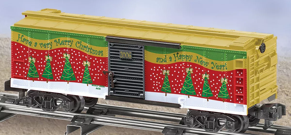 Lionel 6-48363 American Flyer Holiday Boxcar S SCALE Like New
