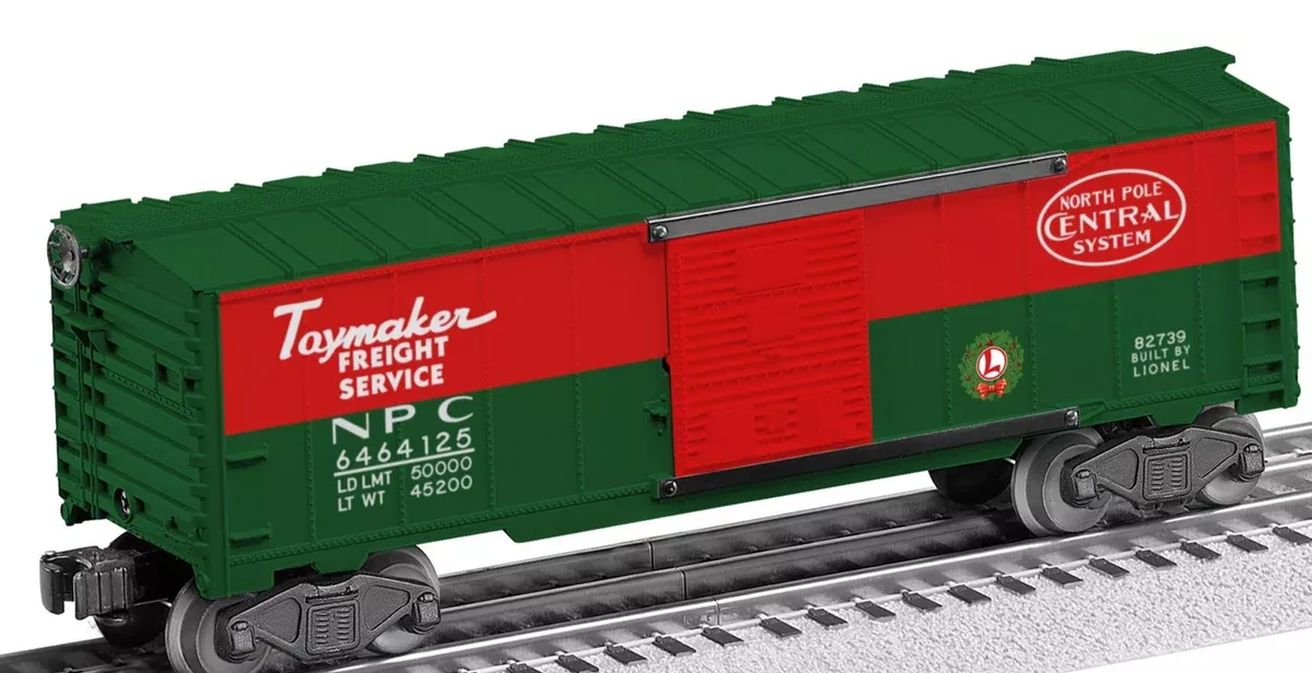 Lionel 6-82739 #6464 - 125 NORTH POLE CENTRAL BOXCAR O SCALE NEW