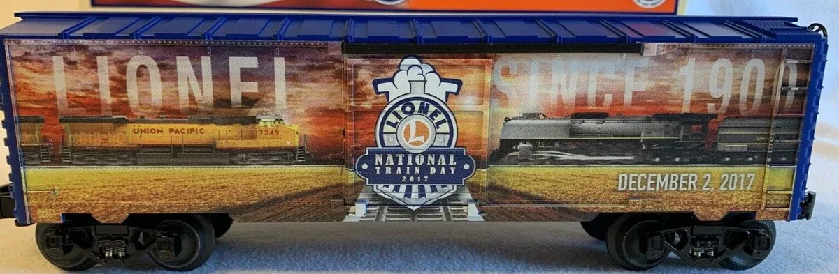 Lionel 6-84621 2017 National Train Day Boxcar O SCALE NEW