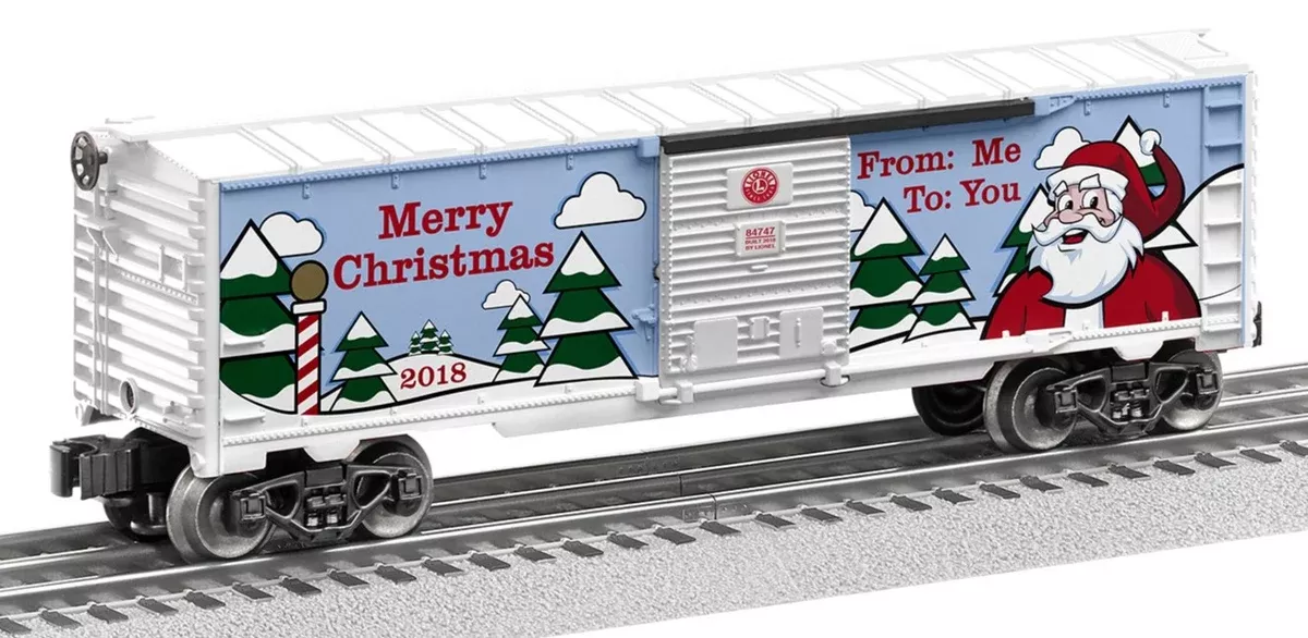 Lionel 6-84747 2018 CHRISTMAS BOXCAR O SCALE NEW limited sale