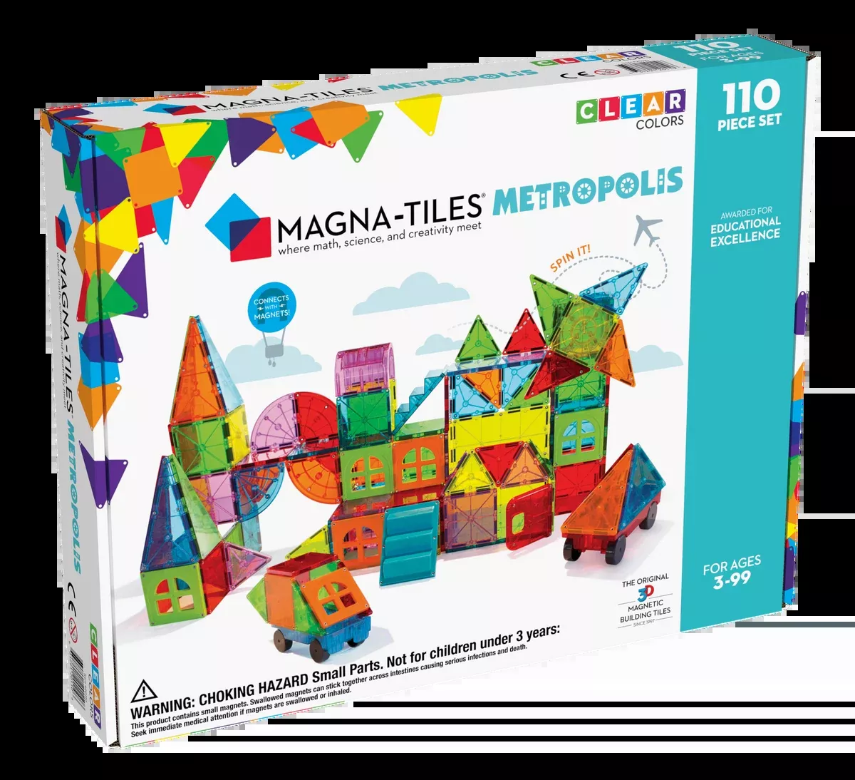 Magna-Tiles Metropolis 110-Piece Set