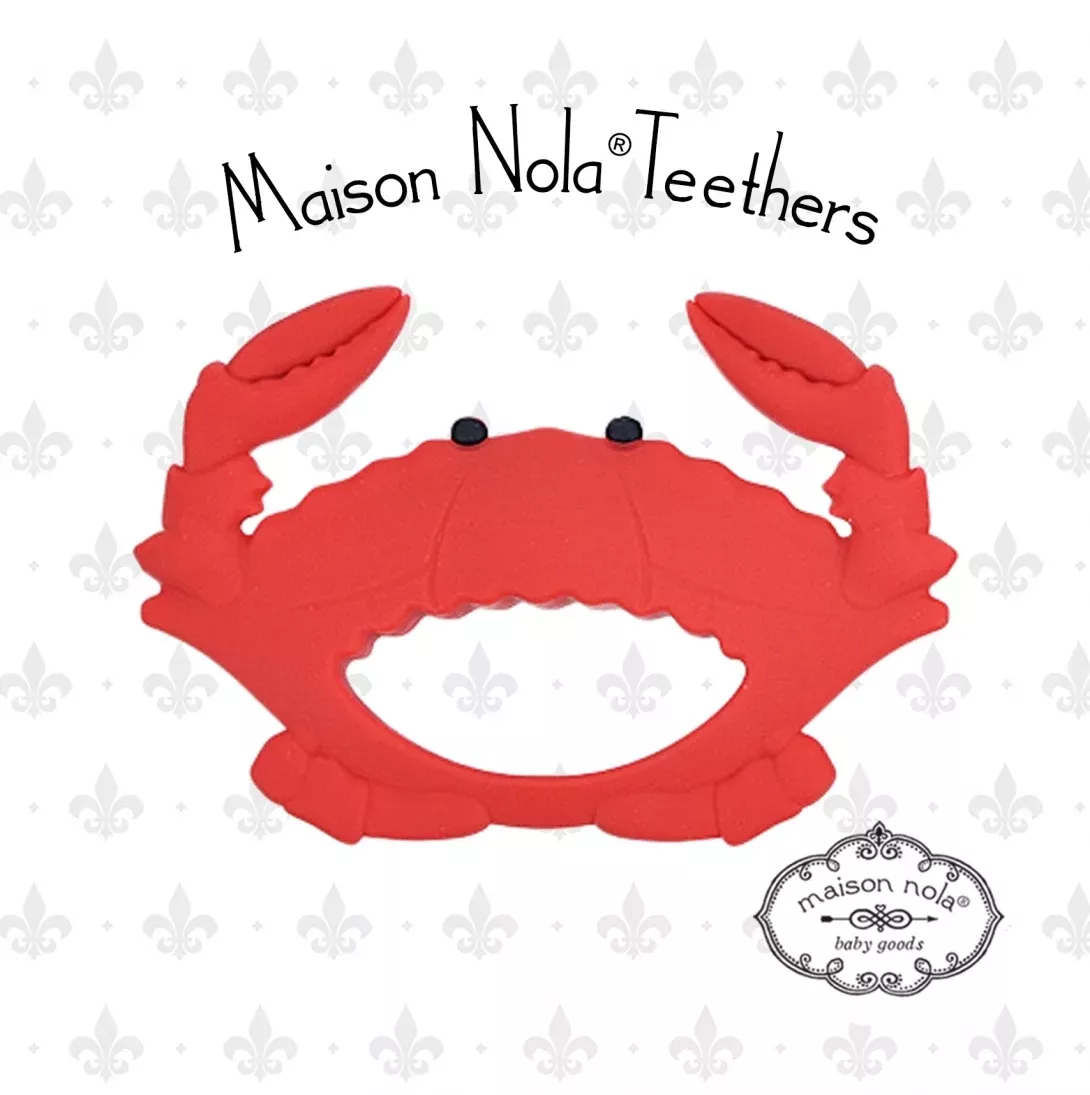 Maison NOLA Silicone Crab Teether