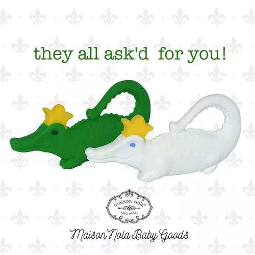 Maison NOLA Silicone King Gator Teether