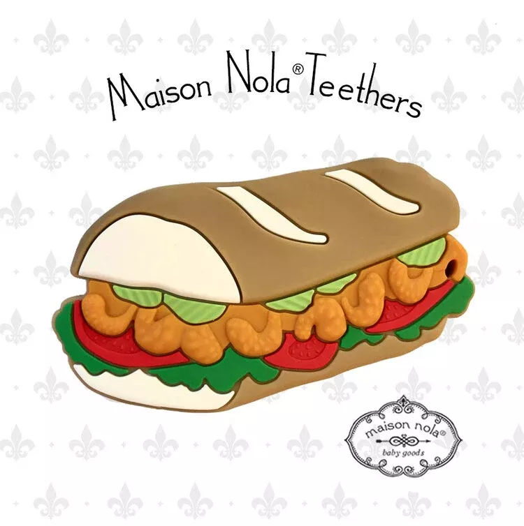 Maison NOLA Silicone Po'Boy Teether