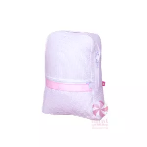 Mint Seersucker Backpack (Toddler)