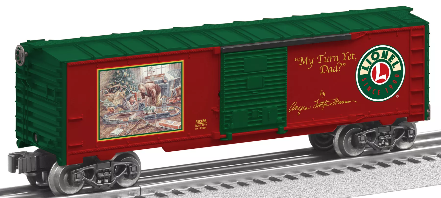 "My Turn Yet, Dad?" O Gauge Boxcar
