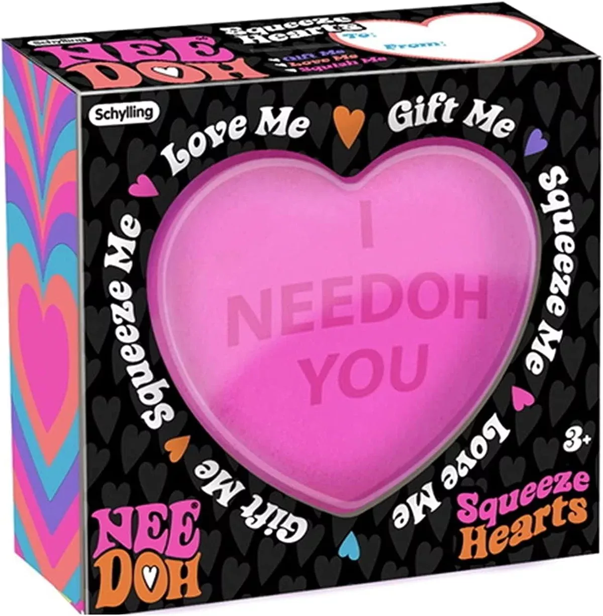 Needoh Squeeze Color Changing Heart
