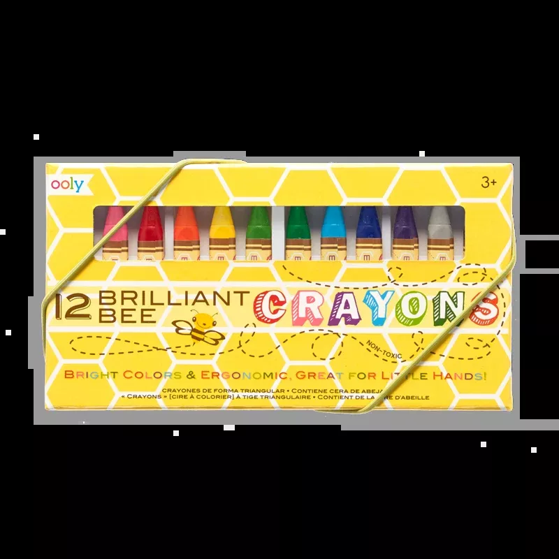 Ooly 12Pc Brilliant Bee Crayons