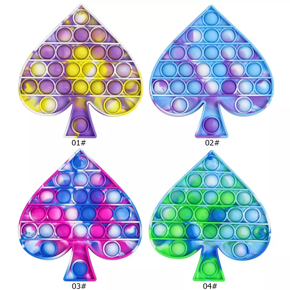 Playing Card Simple Dimple Fidget Toy Pop It