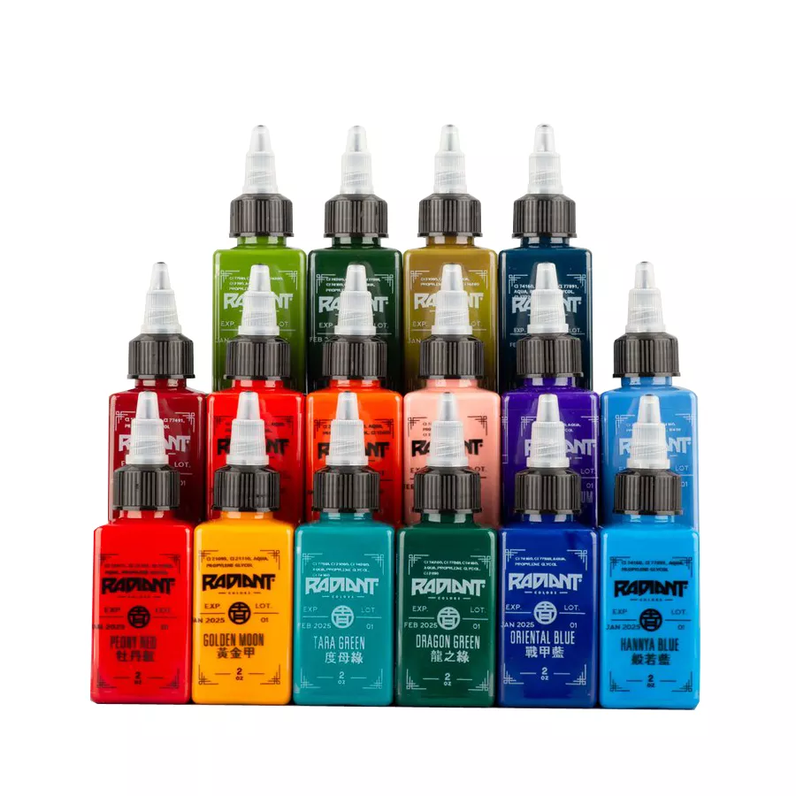 Radiant Colors – Orient Ching 16 Tattoo Ink Set
