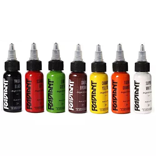 Radiant Colors Primary 8 Color 1oz Set