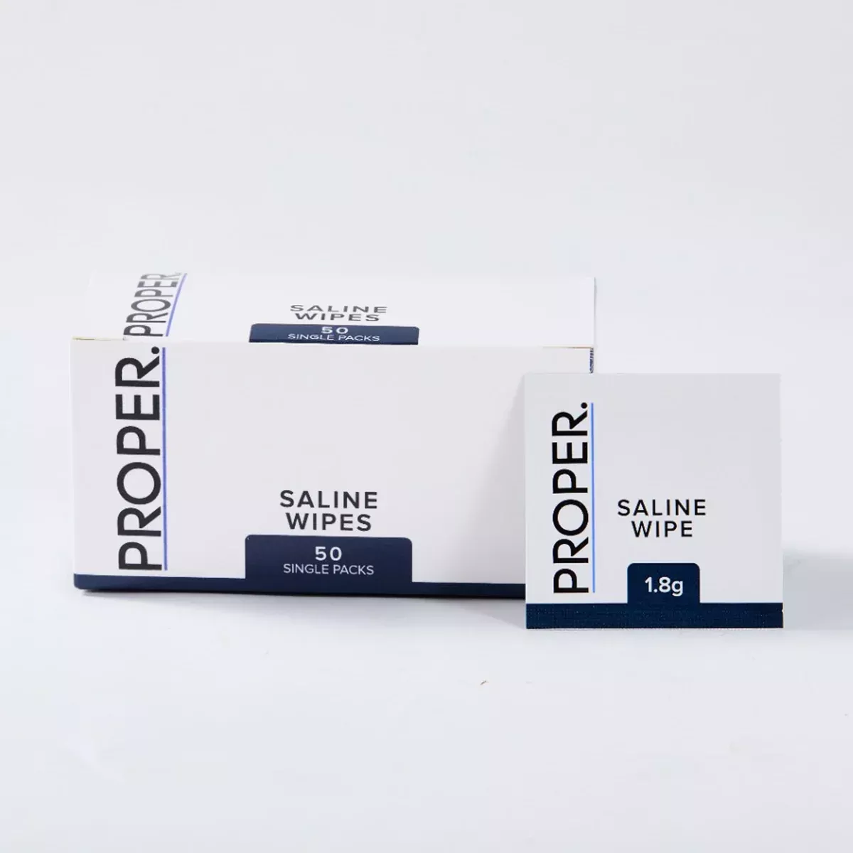 Saline Wipes (50 count) | Proper