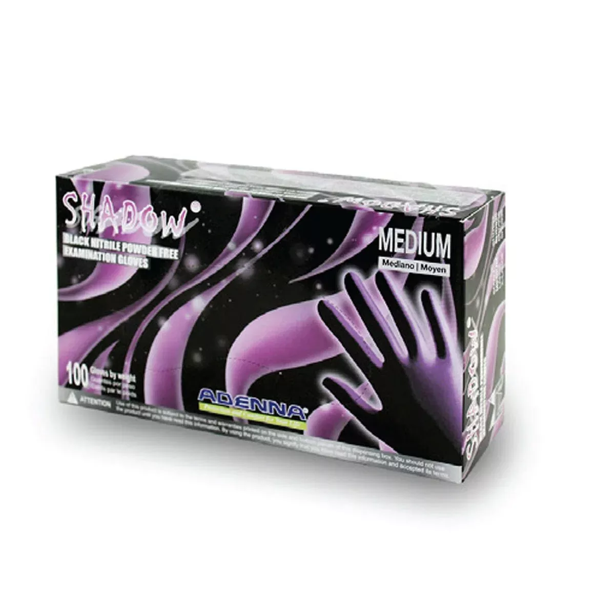 Shadow Black Nitrile Gloves