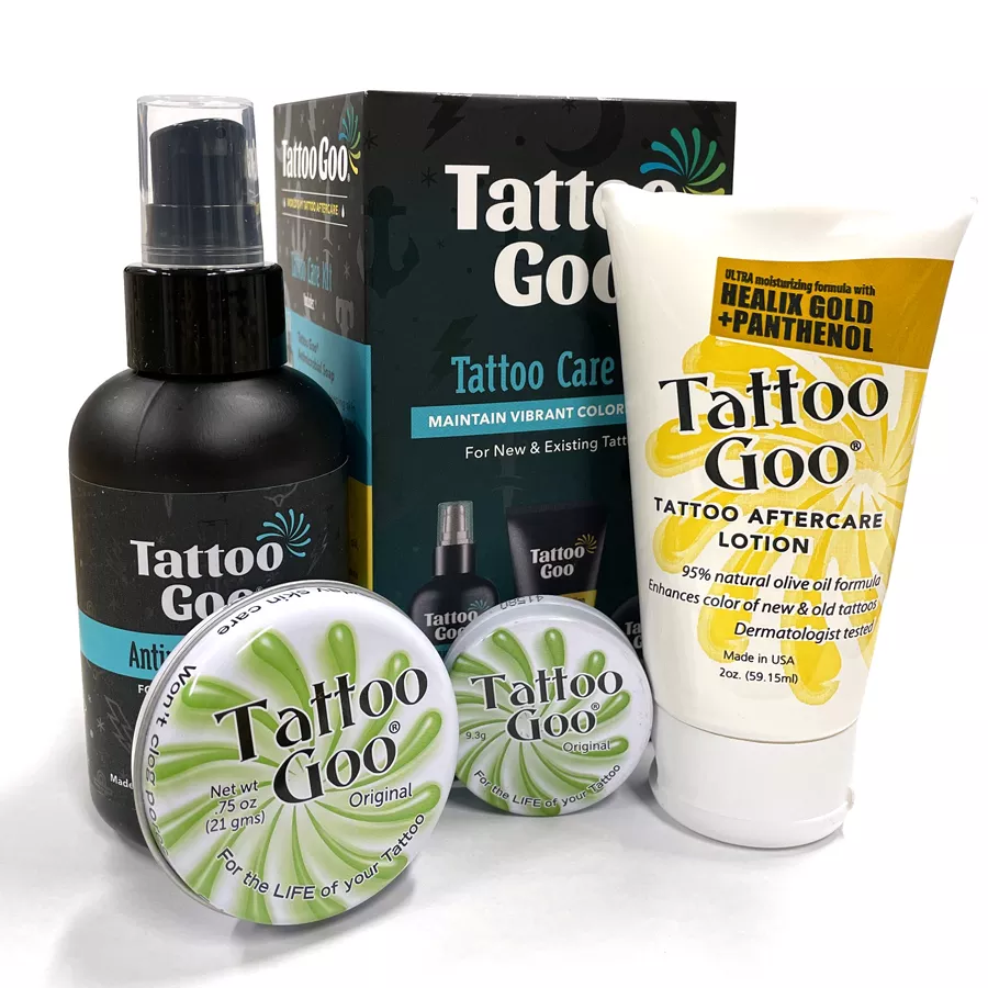 Tattoo After Care Kit w/.75 oz Tin + .33OZ Tin