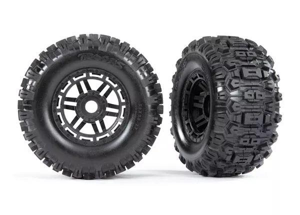 Tires & wheels, assembled, glued TRA8973