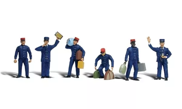 Woodland Scenics WDS A1847 Train Personnel Scale Figures HO Scale