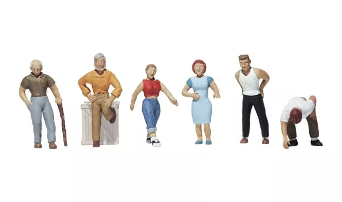 Woodland Scenics WDS1824 Ordinary People Scale Figures HO Scale