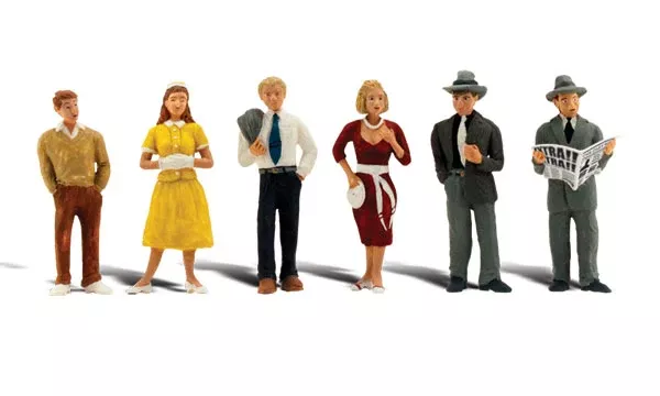 Woodland Scenics WDS2763 Pedestrians Scale Figures O Scale