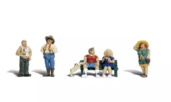 Woodland Scenics WDSA1845 Full Figured Folks Scale Figures HO Scale
