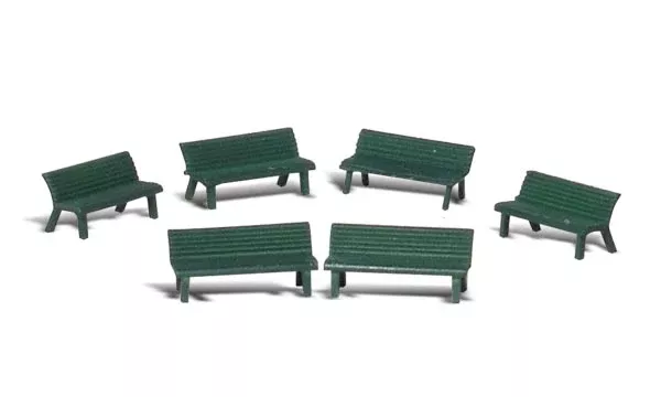 Woodland Scenics WDSA1879 Park Benches Scale Figures HO Scale