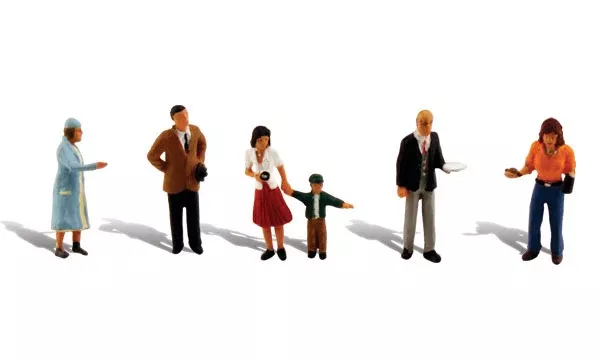 Woodland Scenics WDSA1959 People Going Places Scale Figures HO Scale