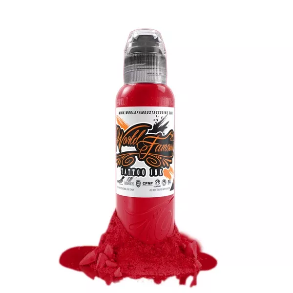 World Famous Big Apple Red Tattoo Ink 1oz
