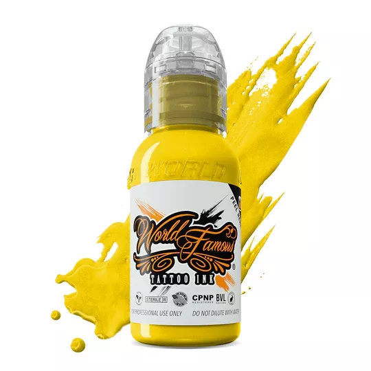 World Famous Tattoo Ink – Illuminati Yellow