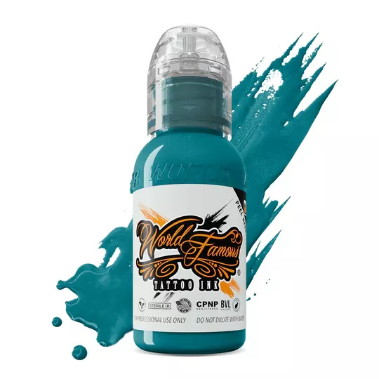 World Famous Tattoo Ink – Jay Freestyle Turquoise